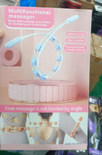 Multifunctional Bump Ball Full body massager | Muscle Relaxation Body Massage 8 Balls Ergonomic Handle Roller (Random color) - Image 13