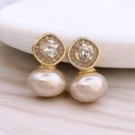 Elegant Pearl Stud Earrings | Classic High-Quality Pearl Tops for Women | Perfect for Casual and Formal Wear - Image 3