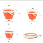 Silicon Folding Bucket Foldable Bucket With Handle 5 Litre Random Color - Image 2