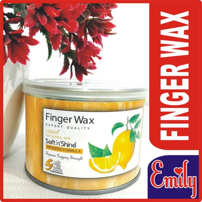 (lemon) Soft N Shine  Finger Wax 225gm - Image 1