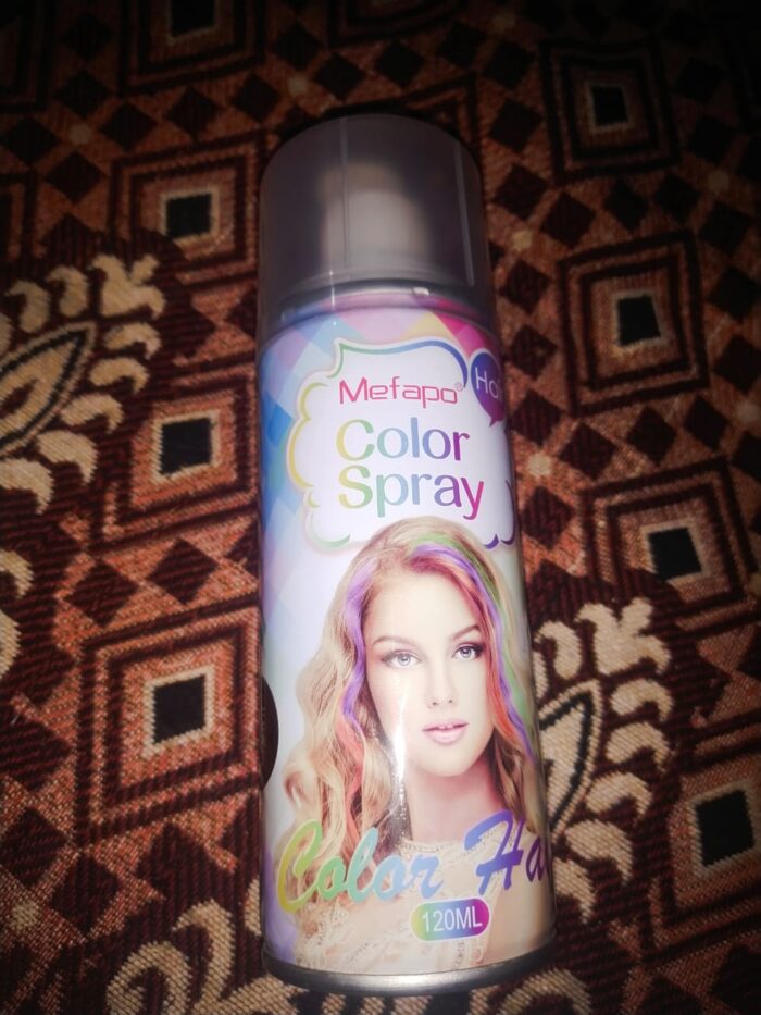 Temporary Hair Colour Spray-Golden (120ml) - Image 4