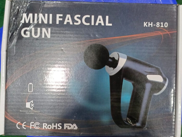 New Imported KH-810 Mini Facial Gun Rechargeable Handheld Muscle Massager (random color) - Image 2