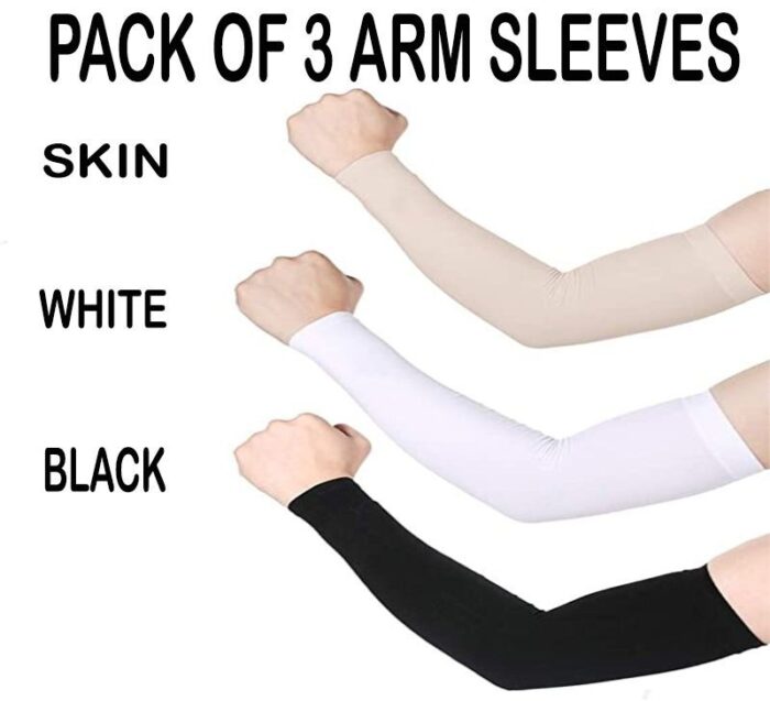 pack of 3 arm sleeve From the Sun, Long-Sleeved Gloves for All Outdoor Sports, for UV Protection for Cycling, Outdoor Sports, Golf, - Image 1