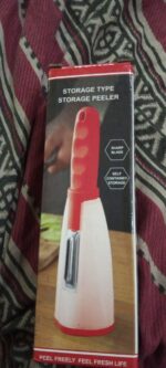 Multifunctional Storage Peeler with Trash Can Fruit Vegetable Peeler Stainless Steel Blade Kitchen Accessories - Image 2