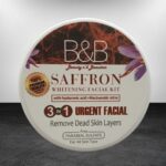 B and B Saffron Whitening Facial Kit 3 in 1 - Urgent Facial & Dead Skin Removal - Image 3