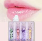 pack of 4 Flower Transparent Liquid Lip Oil, 5ml - Image 2