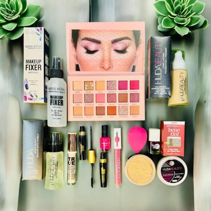 12 in 1 Makeup Deal  Makeup Fixer,Liquid Foundation, Primer, and many more for girls - Image 1
