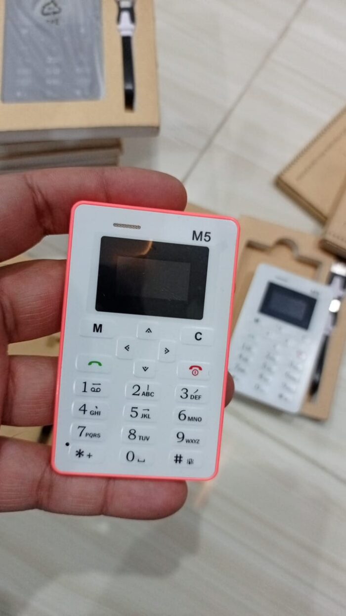 M5 MINI MOBILE CREDIT CARD SIZE (random color ) - Image 2