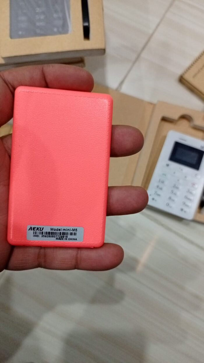 M5 MINI MOBILE CREDIT CARD SIZE (random color ) - Image 3