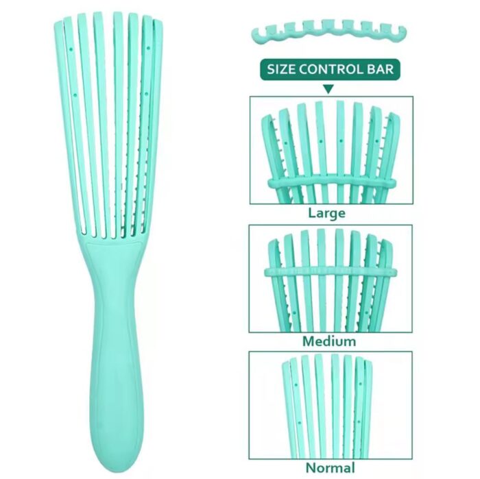 Hair Brush Scalp Massage Hair Comb Detangling Brush for Curly Hair Brush Wet Curly Hairbrush Women(random color) - Image 2