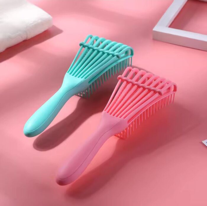 Hair Brush Scalp Massage Hair Comb Detangling Brush for Curly Hair Brush Wet Curly Hairbrush Women(random color) - Image 3