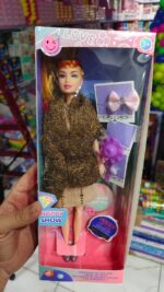 CUTE  barbie Doll Long Hair Doll with Fordable Hands and Legs Fashion Doll for Kids (Random Design ) - Image 3