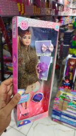 CUTE  barbie Doll Long Hair Doll with Fordable Hands and Legs Fashion Doll for Kids (Random Design ) - Image 4