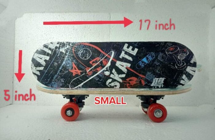 Wooden skate Board for kids (random Designs) size SMALL - Image 4