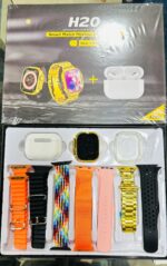 Long Battery H20 Ultra Smartwatch 10 in 1 + Free Airpods - Image 9