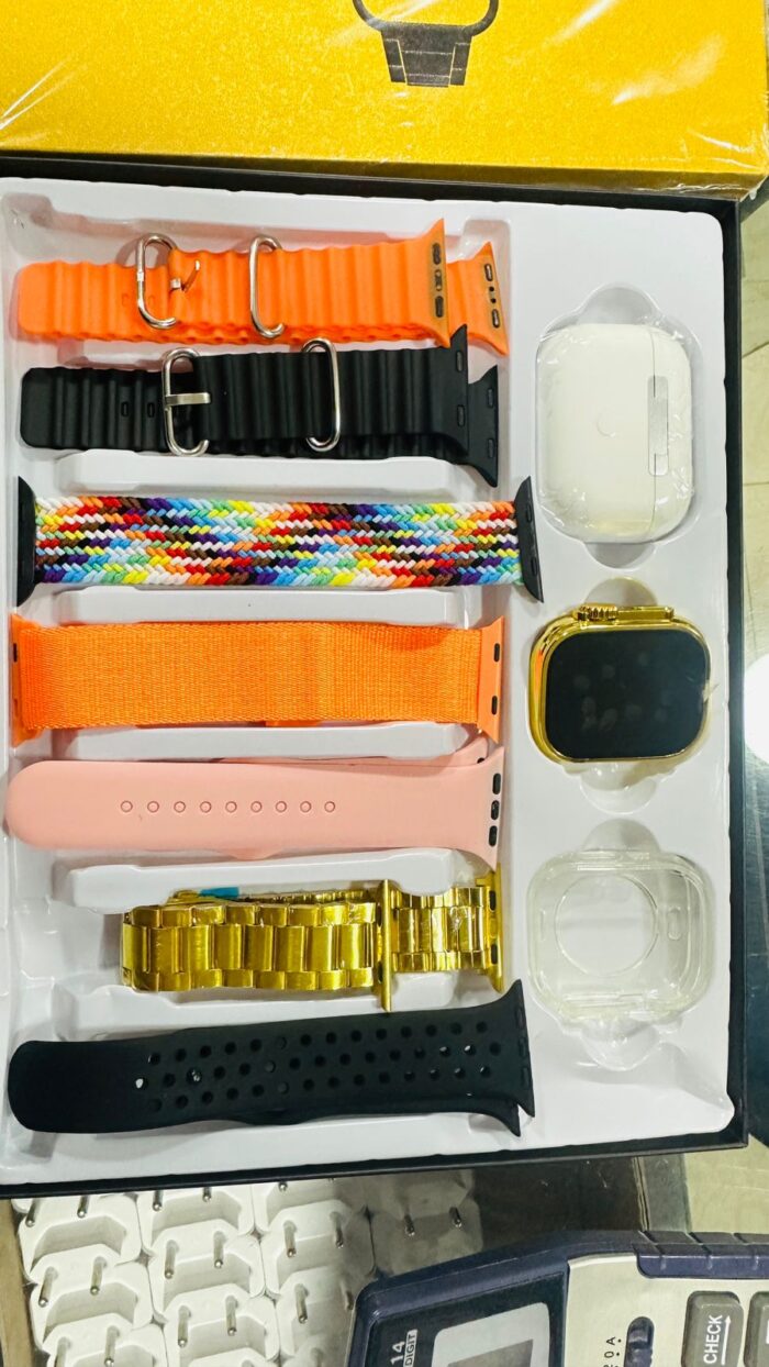 Long Battery H20 Ultra Smartwatch 10 in 1 + Free Airpods - Image 11