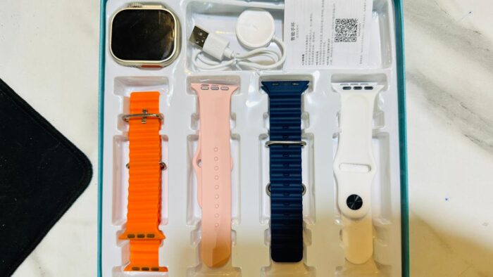 4 in 1 ultra smart watch with Emulated Display (random color) - Image 2