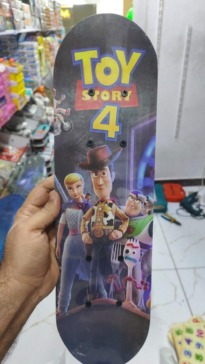 Wooden skate Board for kids (random Designs) size SMALL - Image 2