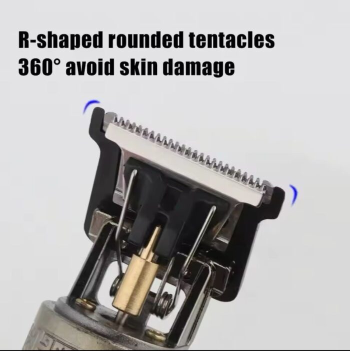 Alloy body (plastic ) - Vintage T9 Trimmer and Hair Clipper Cutting Machine For Men - Image 2