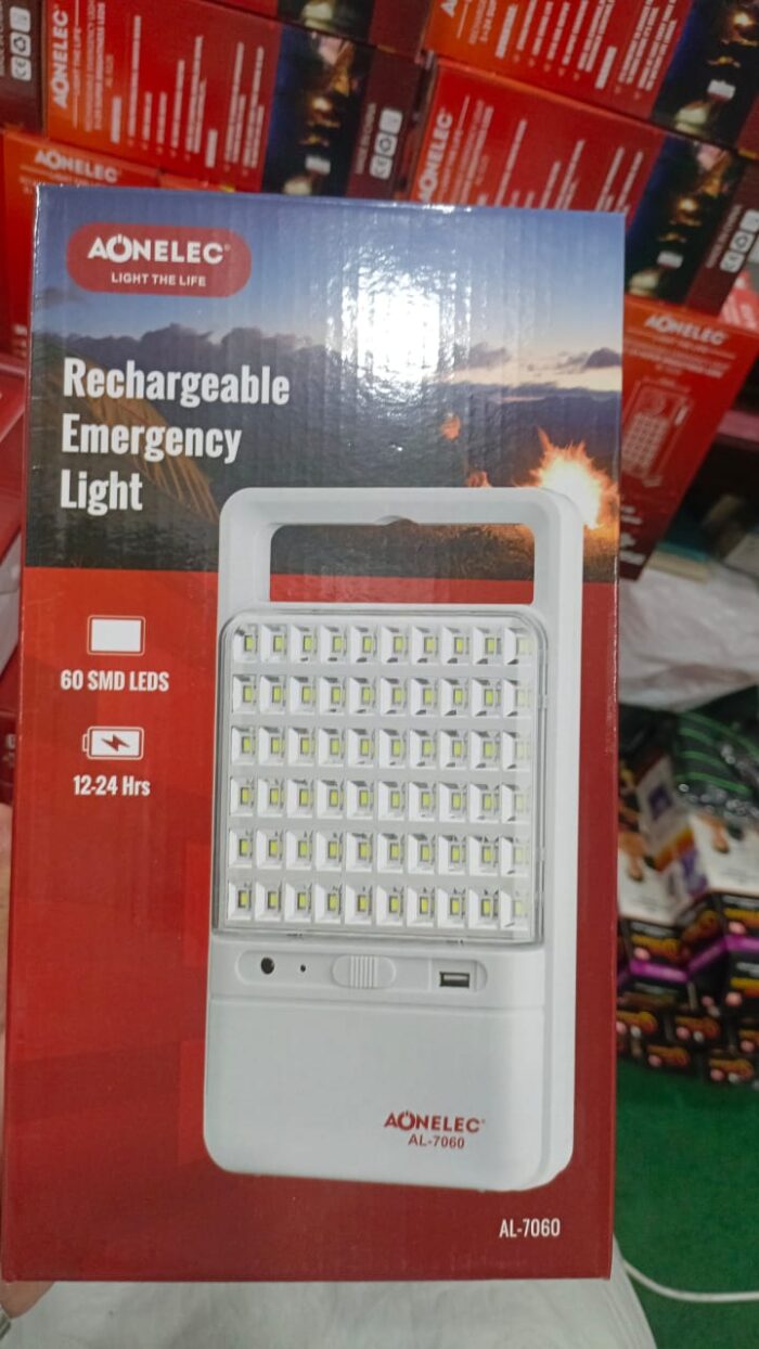 Aonelec Rechargeable Emergency Light(AL-7060) - Image 3
