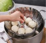 304 Stainless Steel Folding Steamer Tray Steam Rack Steam - Image 2