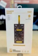 20000mAh PD Power Bank with a transparent body and side LEDs - Image 2