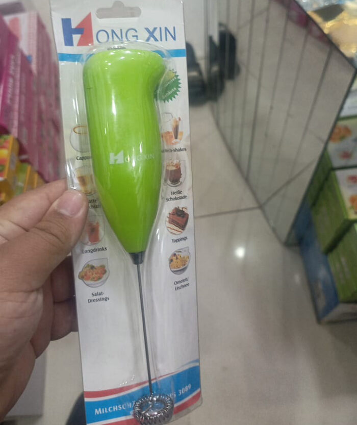 Electric Mini Coffee Beater Egg Beater & Milk Frothier (Random Color) - Image 2