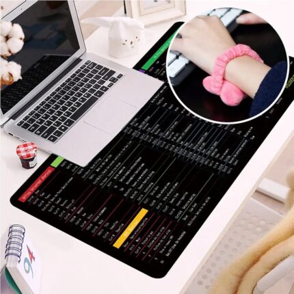 Shortcut Keyboard MAT Office PS Lock Edge CAD/WO/AI/Excel/CDR/PPT Keyboard Table Mat Consignment 30x80cm