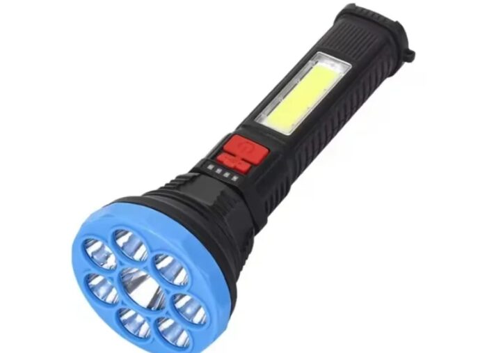 JX-1106C High Brightness Flashlight USB Charging w/ Cord Portable Lamp (random color) - Image 2
