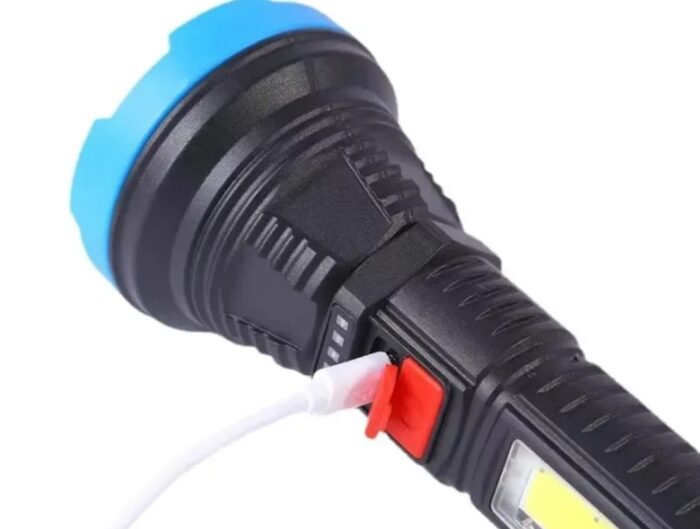 JX-1106C High Brightness Flashlight USB Charging w/ Cord Portable Lamp (random color) - Image 7