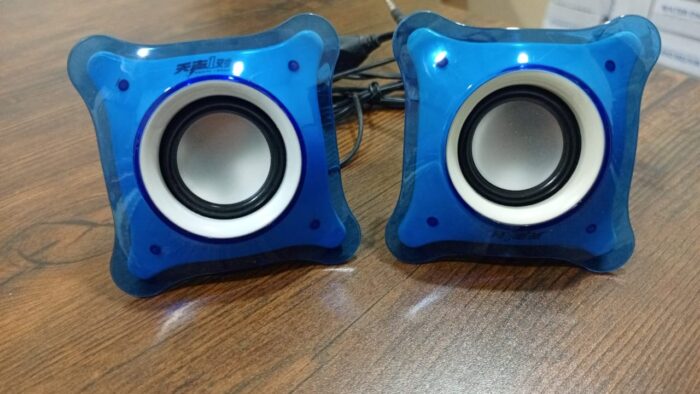 (Pair)  T12 Mini multimedia 2.0 speakers Music Stereo for Computer Desktop PC Laptop   Party Portable Loudspeaker (random color) - Image 2