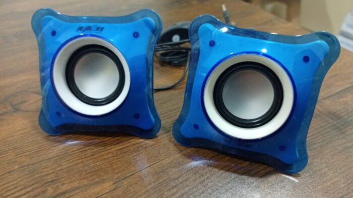 (Pair)  T12 Mini multimedia 2.0 speakers Music Stereo for Computer Desktop PC Laptop   Party Portable Loudspeaker (random color) - Image 3