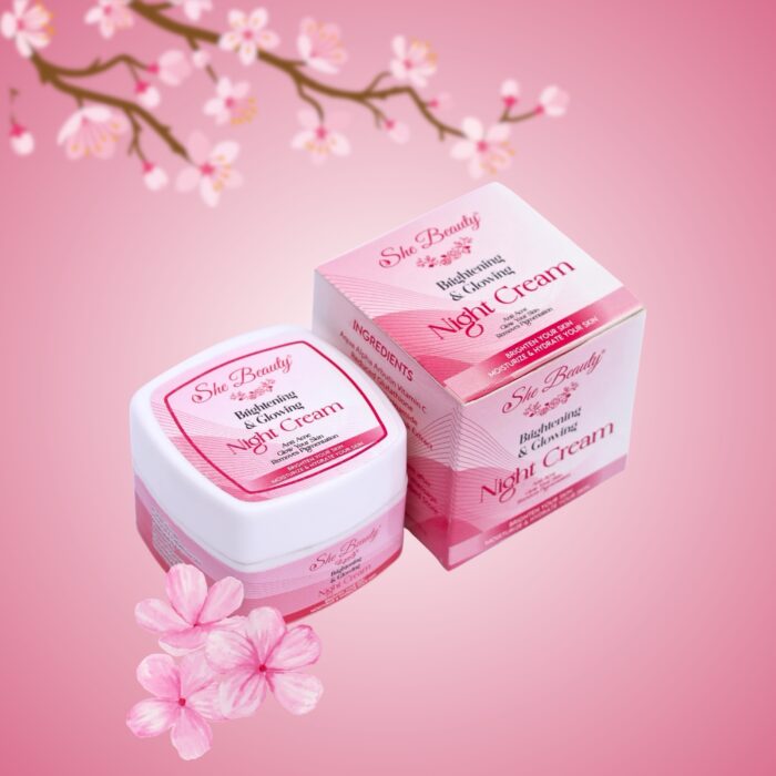 She Beauty Whitening Night Care Cream ,FRAGRANCE-FREE NIGHT CREAM - Image 4