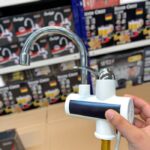 Electric Water Heating Faucet Tap for Kitchens and Bathrooms Digital Temp° Display | Hot Water(without shower ) - Image 6