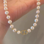 Beautiful Pearl Charm Korean Elegant Necklace  For Girls - Image 3