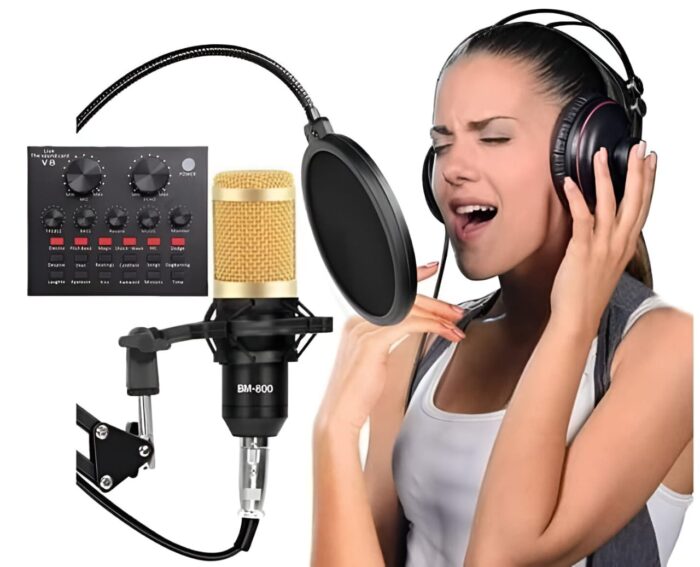 V8 Bm-800 Podcast Mic Set Youtube Recording Mic Set - Image 3