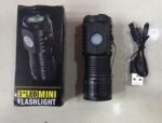 Mini Flashlight Flash Super Power Waterproof Camping Light / Pocket Flashlight with Clip USB Rechargeable Powerful Flashlight - Image 2