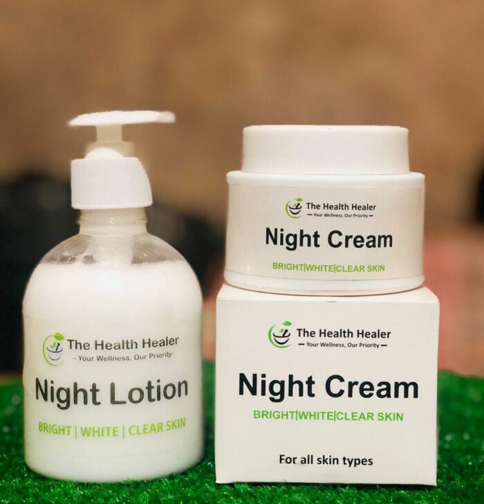(Pack of 2) Anti Aging Night Cream & Night Lotion Deal - Image 3