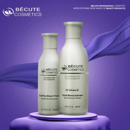 BeCute Whitening & Brightening Skin Polisher With Activator - Volume 20% Activator (200ml) - Dust-Free Blonder (100gm)