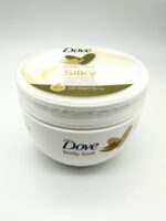 Dove Silky Moisturizing Body Cream (300 ml) - High Nutrients and Rich Essential Oils - Image 2