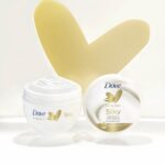 Dove Silky Moisturizing Body Cream (300 ml) - High Nutrients and Rich Essential Oils