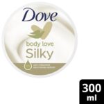 Dove Silky Moisturizing Body Cream (300 ml) - High Nutrients and Rich Essential Oils - Image 3