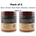 Pack Of 2 | Keratin Hair Mask Treatment Your Secret To Shiny, Healthy Hair - 500ml