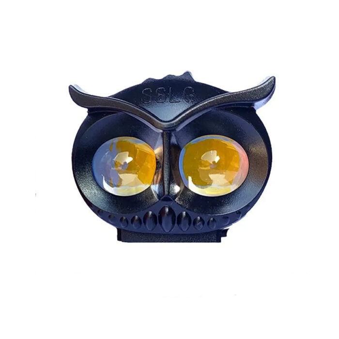 OWL Shape Fog Flash light Low & High Beam Owl Metal Body Spot Light for All Cars And Bikes (1pc) - Image 1