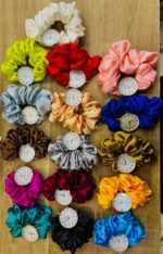 Scrunchies DW Watch For Girls & Women | New Korean Style Scrunchie Wris (random color)