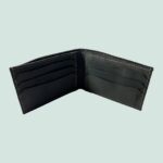 Neubic cow Leather Plain Wallet Men Short Wallet Purse Small Vintage Wallets Card Holder ( black ) - Image 2