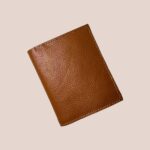 cow Leather texture Wallet Men Short Wallet Purse Small Vintage Wallets Card Holder ( brown )