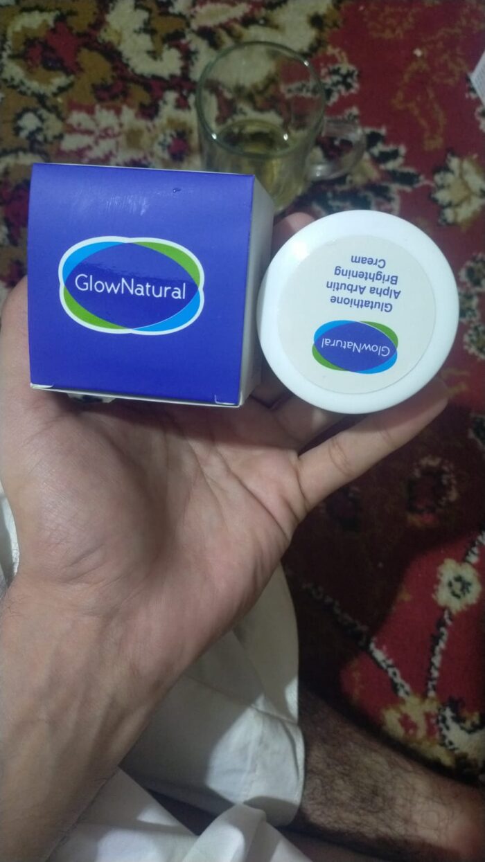 Glow natural Glutathione Alpha Arbutin Skin Brightening Cream (50g) - Image 5