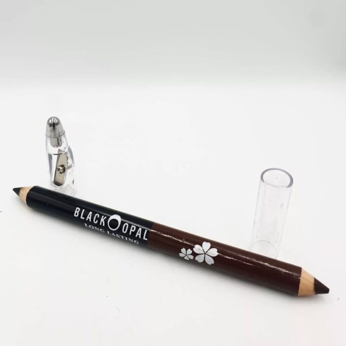 2 in 1  BLK/OPL Eye Pencil With Sharpener, Makeup 2 Colors Cosmetic Beauty Eyebrow Tool( Pack of 12 ) - Image 3