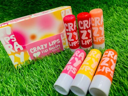 Pack of 3 Crazy Tinted Lip Balm, Magic Chapstick Hydrated & Moisturizing Lip Balm (Random Color)